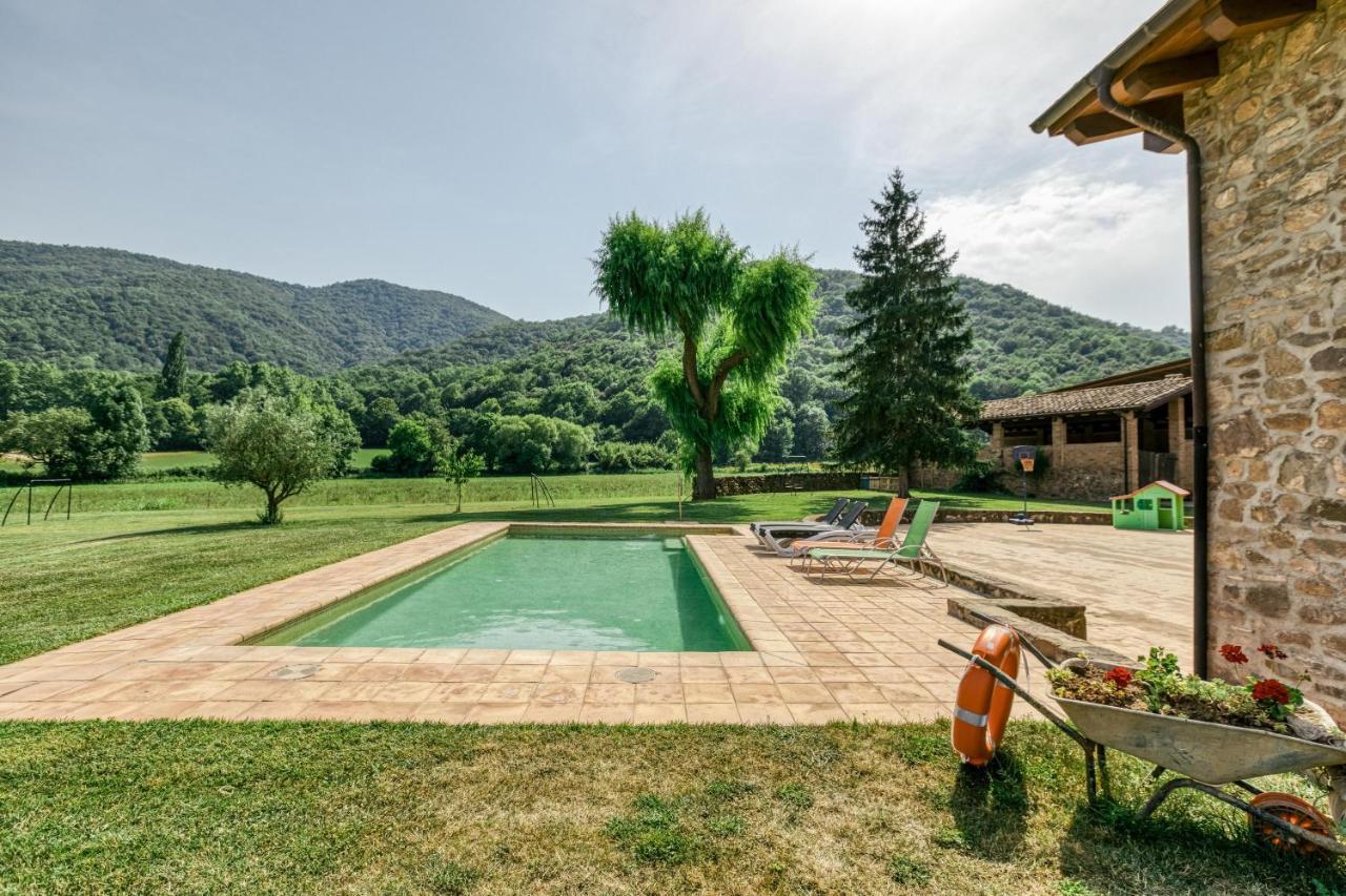 Casa Rural Mas Plantalech La Vall de Bianya Buitenkant foto