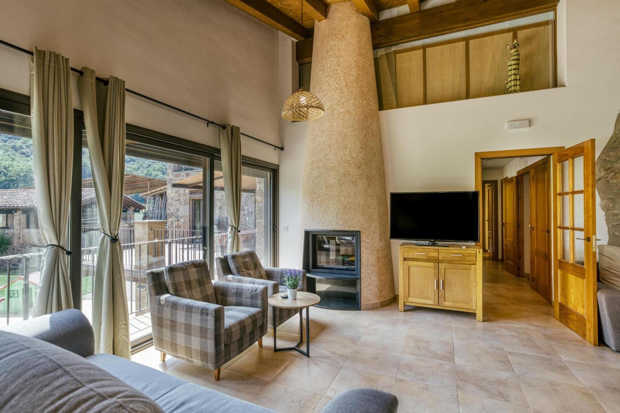 Casa Rural Mas Plantalech La Vall de Bianya Buitenkant foto