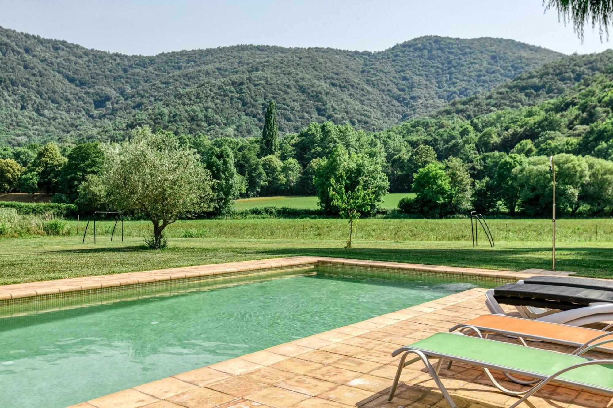 Casa Rural Mas Plantalech La Vall de Bianya Buitenkant foto